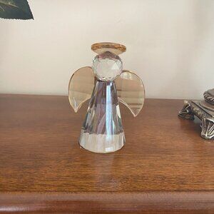 Simon & Designs Crystal Angel Figurine Glass Guardian Angel